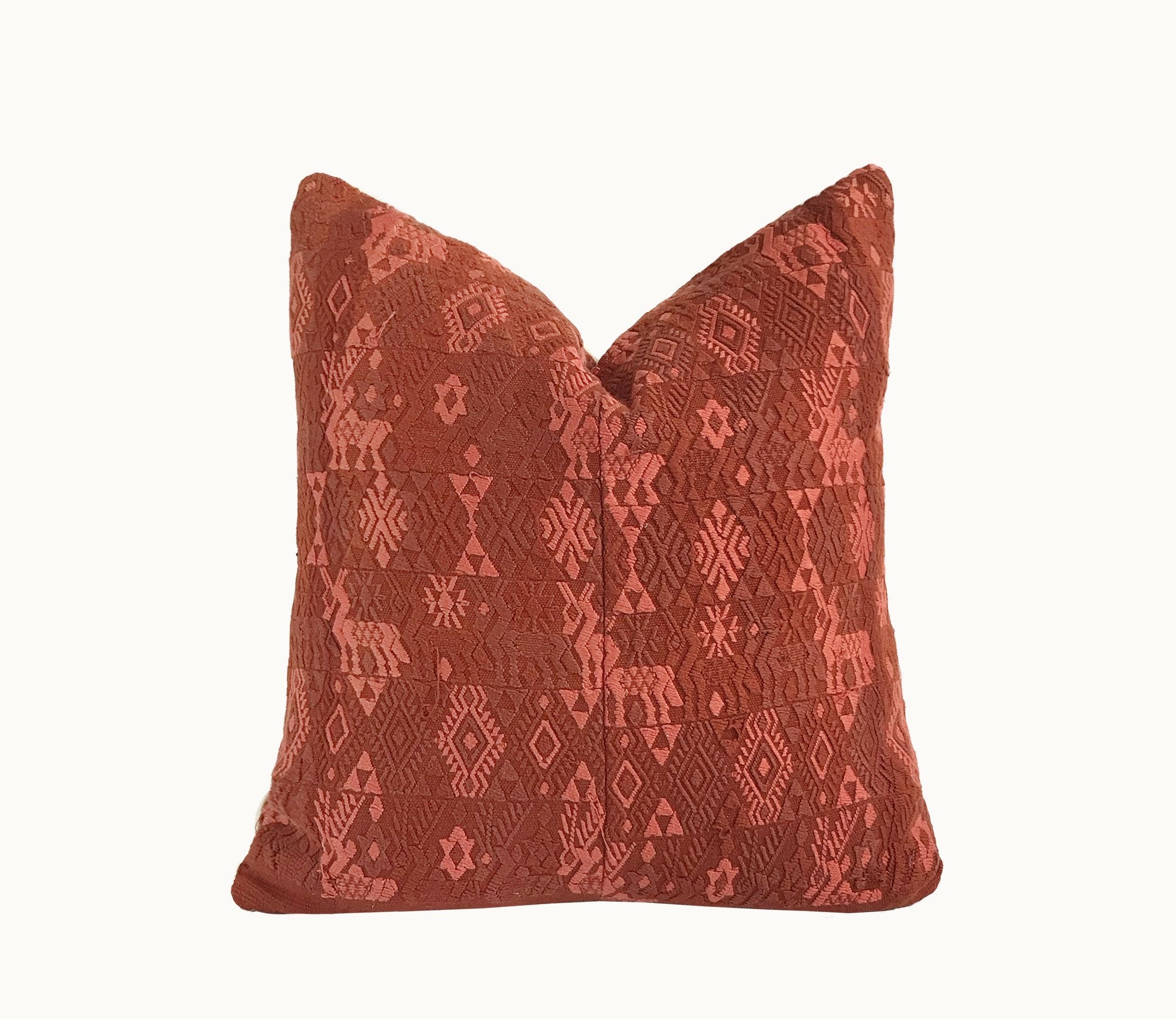 Guatemalan textiles, huipil pillow - Lamour Artisans