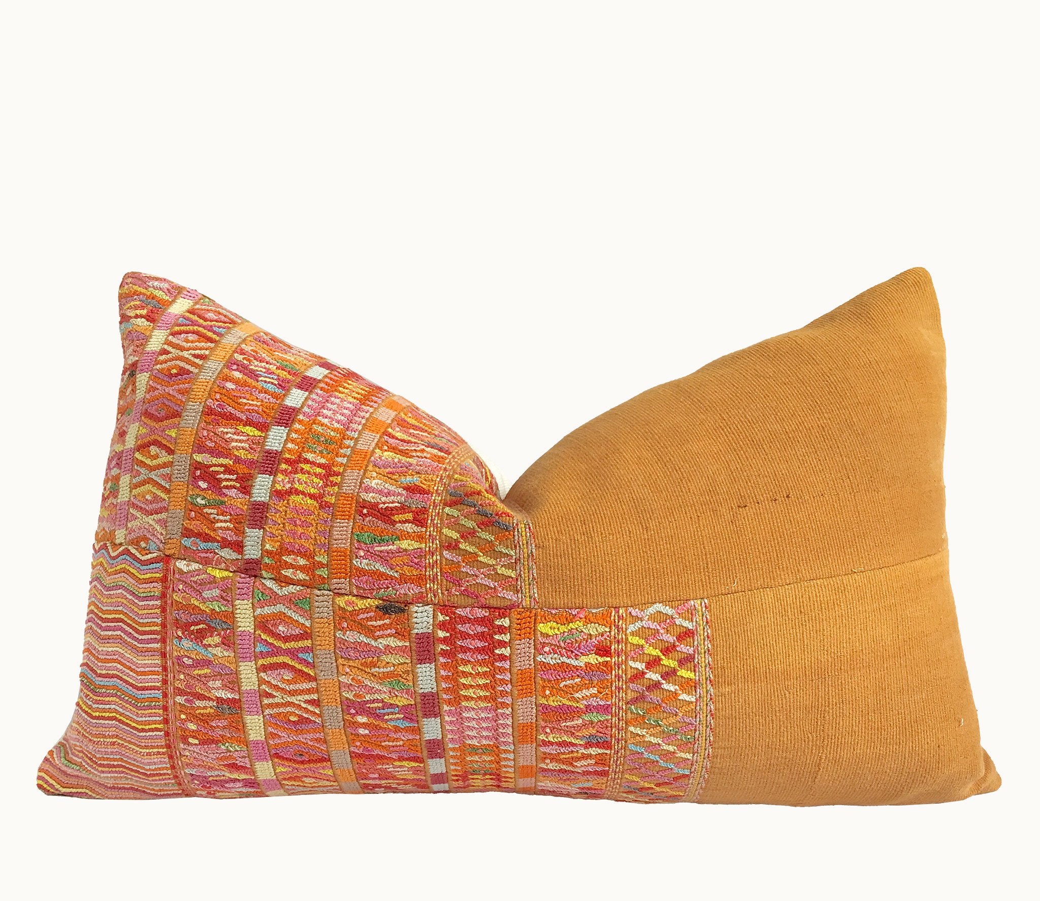 Guatemalan textiles, huipil pillow - Lamour Artisans