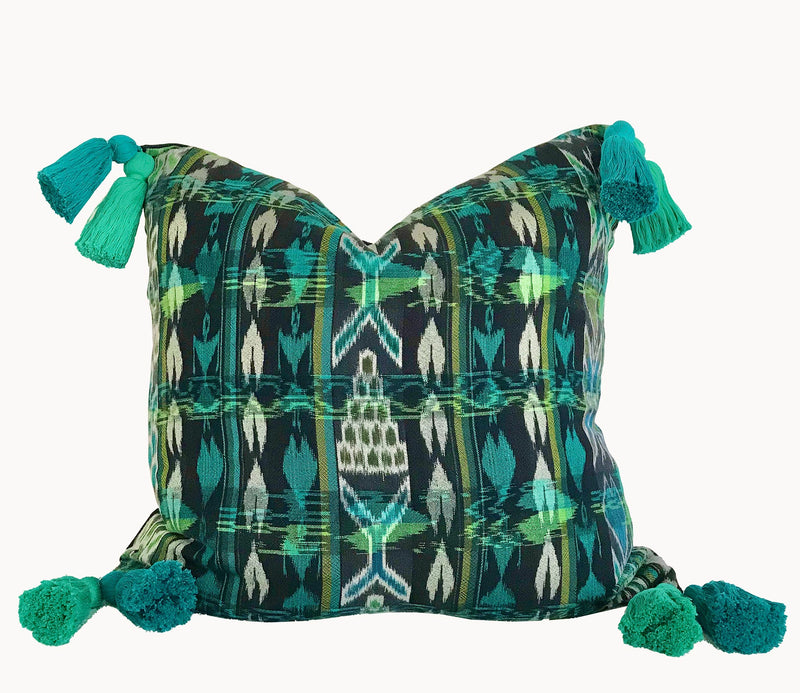 Guatemalan textiles, corte pillow - Lamour Artisans