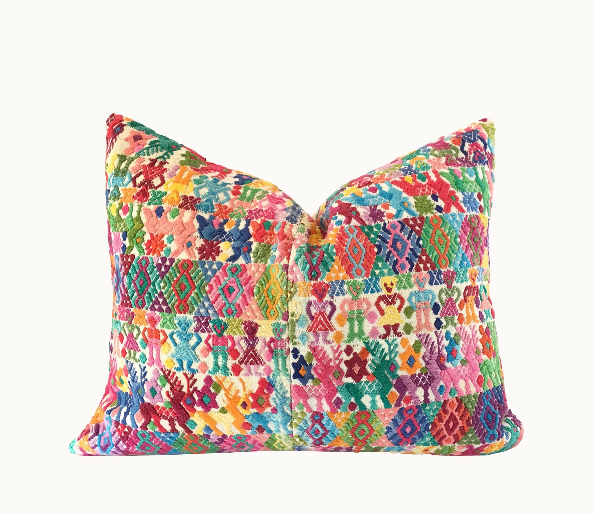 Guatemalan textiles, huipil pillow - Lamour Artisans