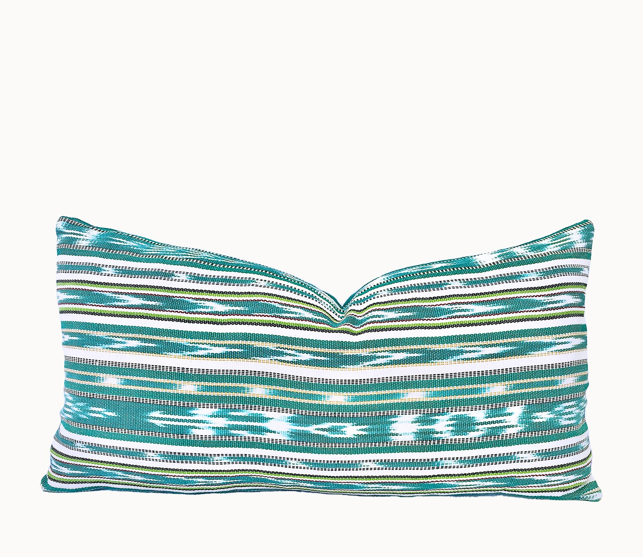 Handwoven Guatemala ikat pillow