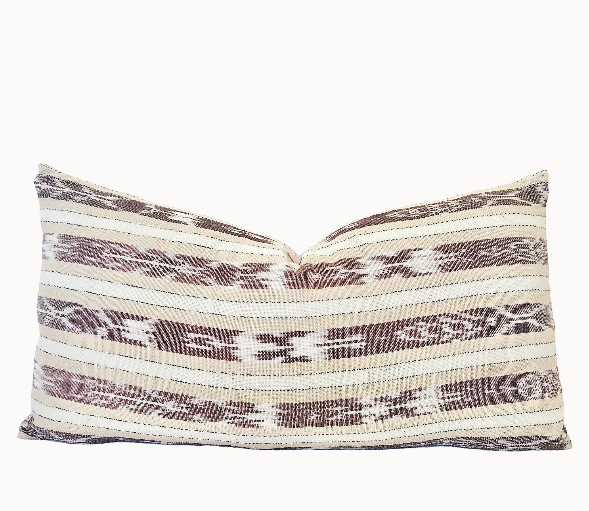 Handwoven Guatemala ikat pillow