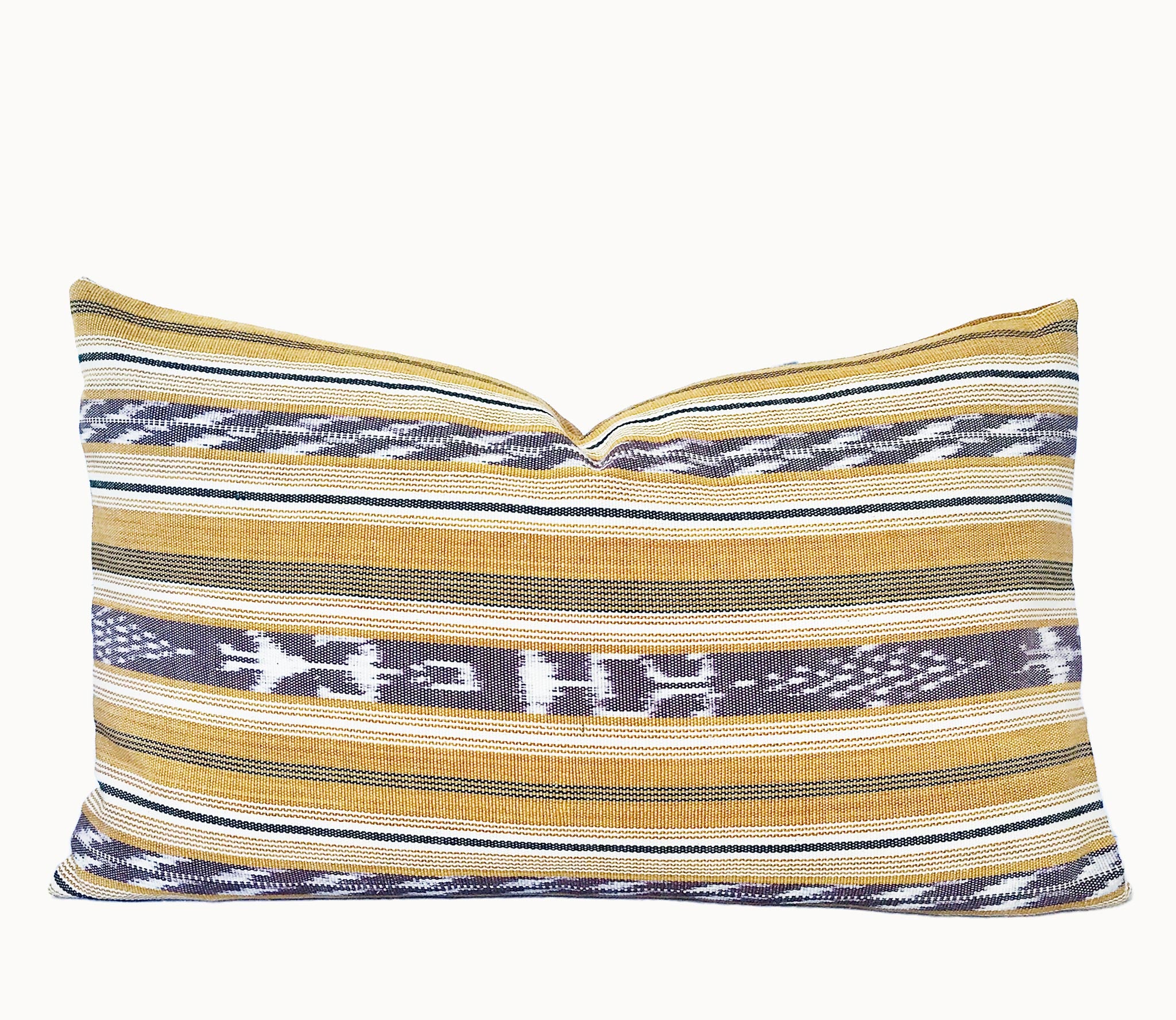 Handwoven Guatemala ikat pillow