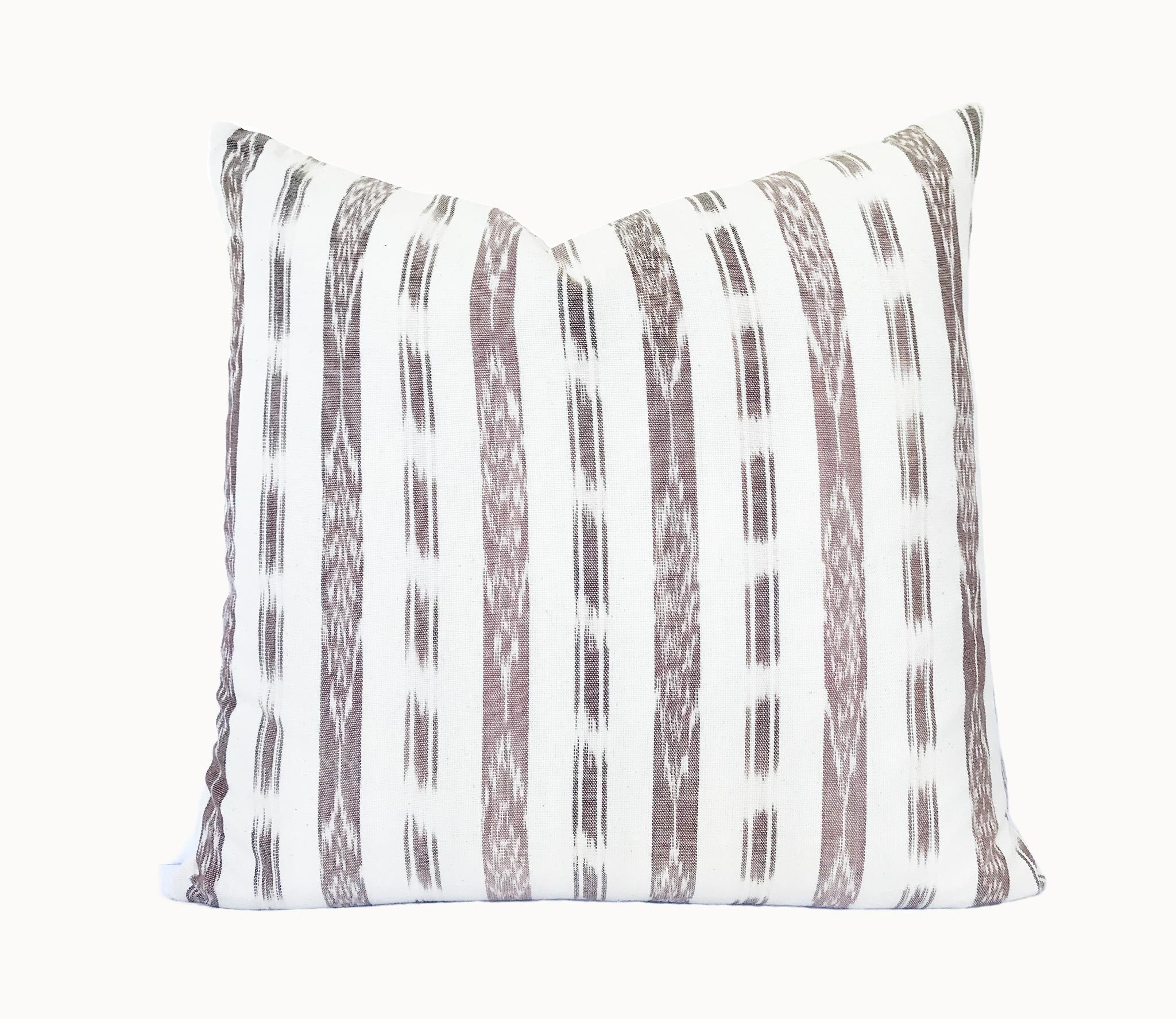 Handwoven Guatemala ikat pillow