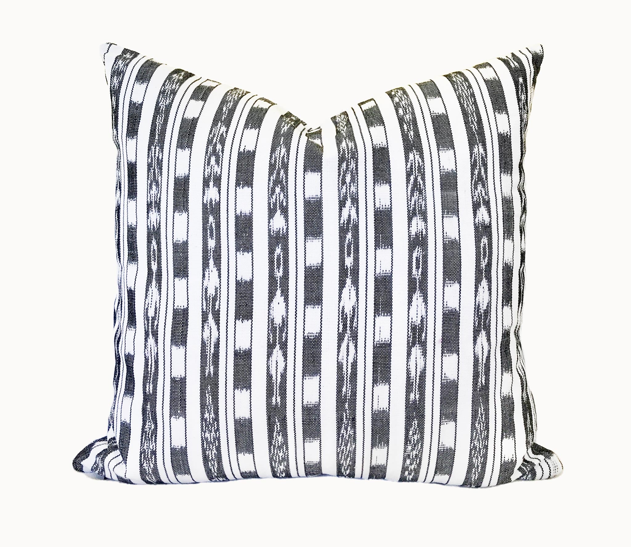 Handwoven Guatemala ikat pillow