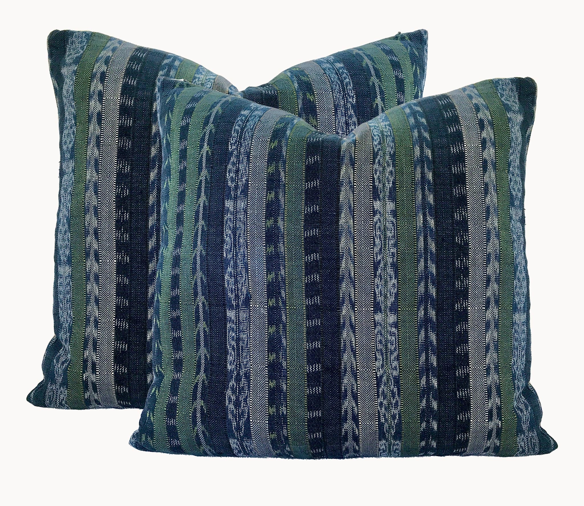 A Pair of Guatemalan Corte Pillows - Almolonga II