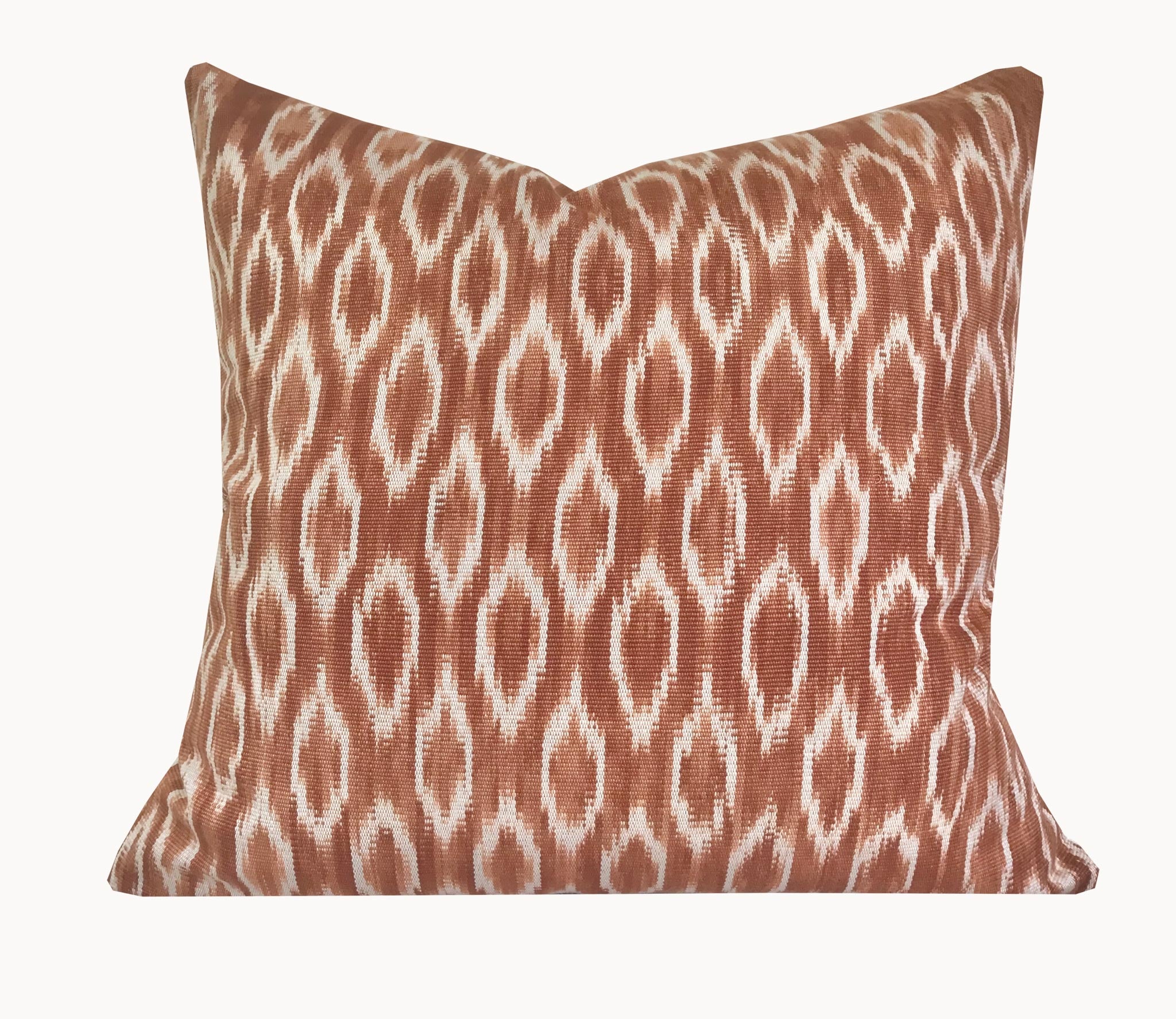 Caramel Brown Ikat Textile