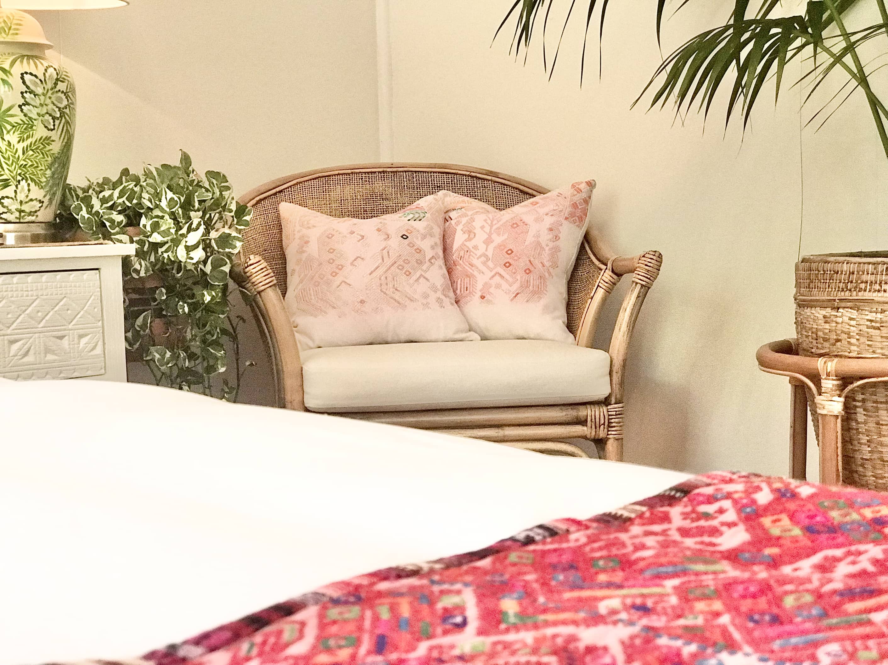 Huipil Pillows - Pale Pink Nahuala V