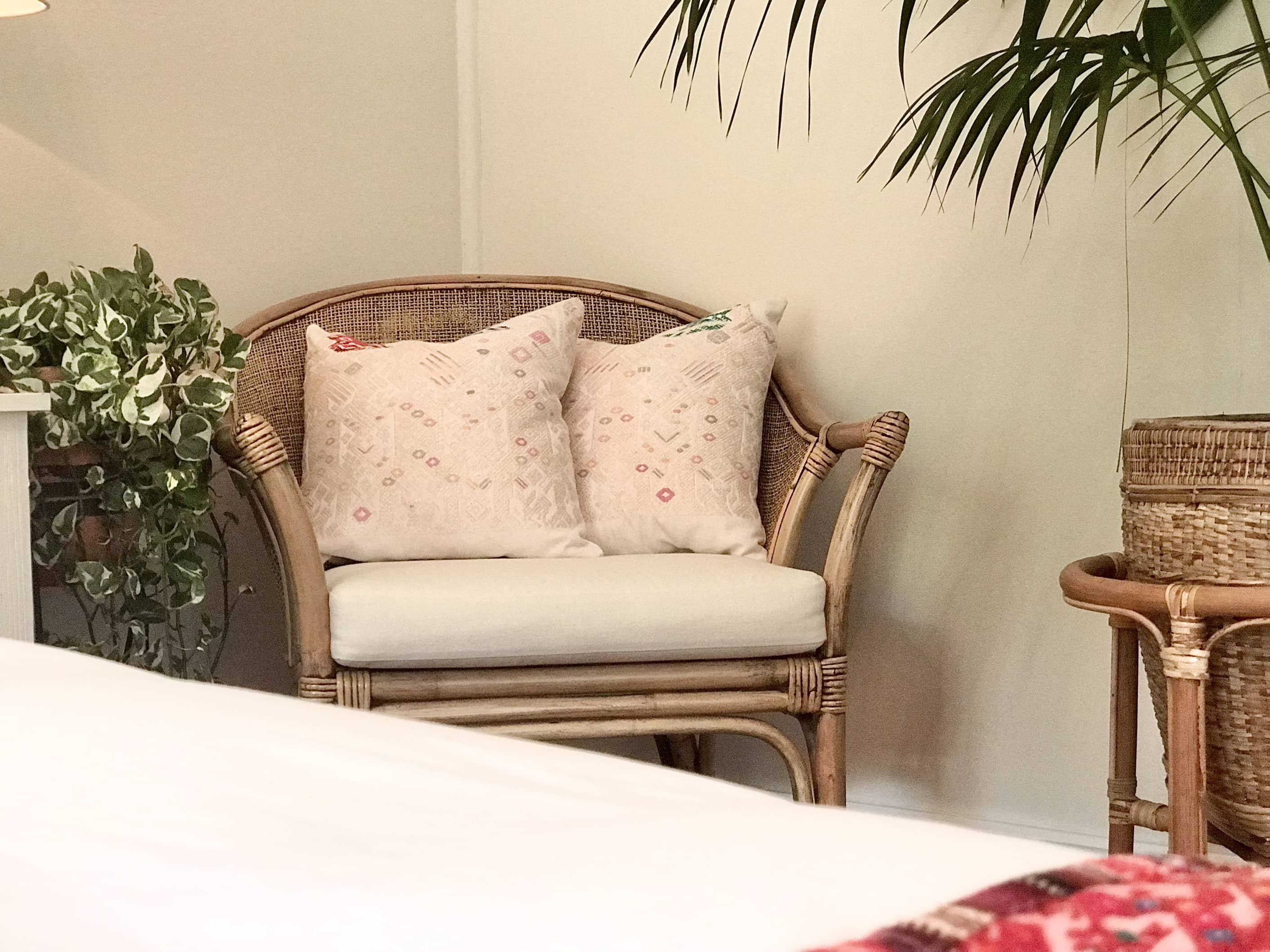 Huipil Pillows - White Nahuala I