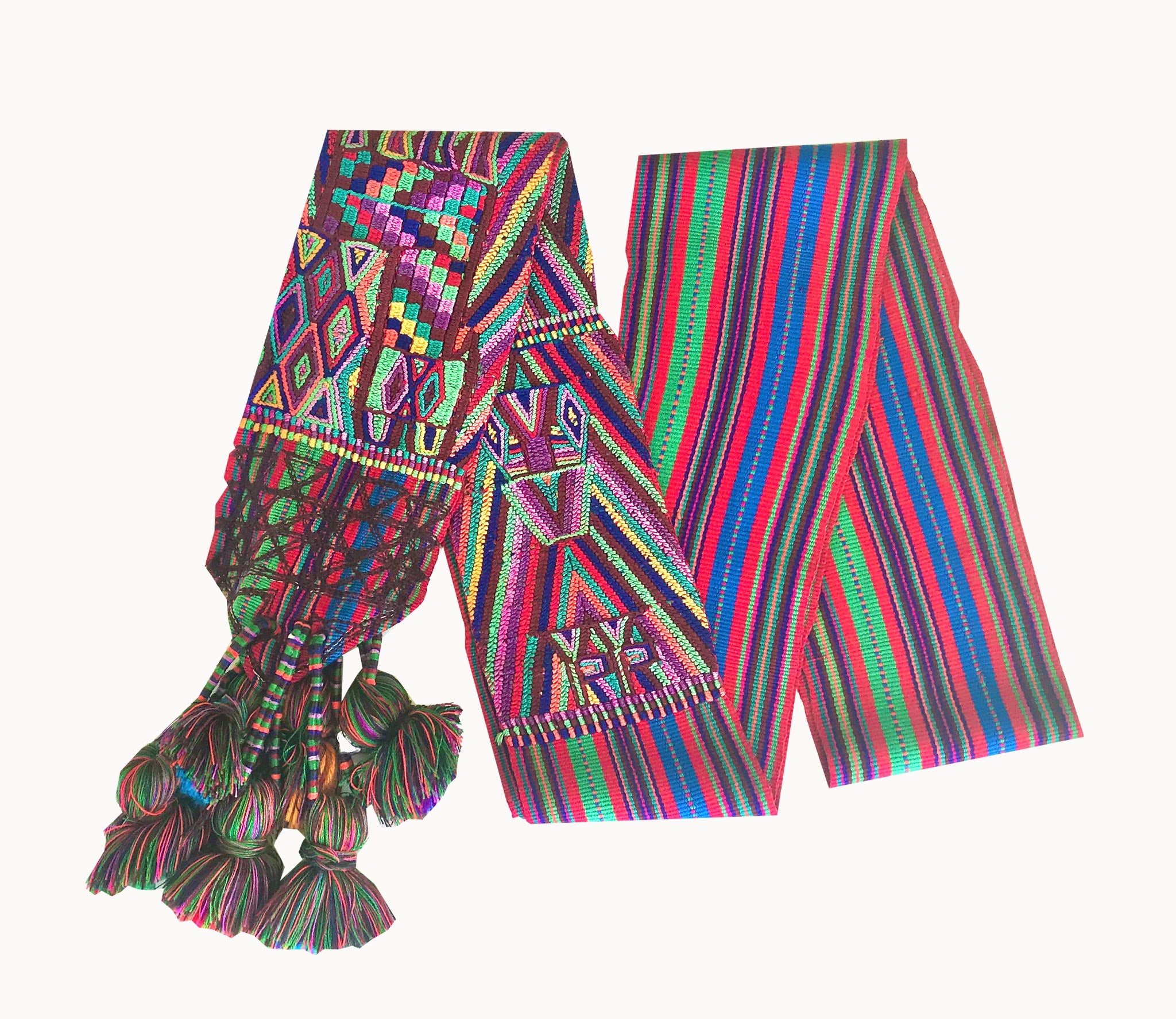 Guatemalan Textile, boho table runner, originally a Nebaj tocoyal