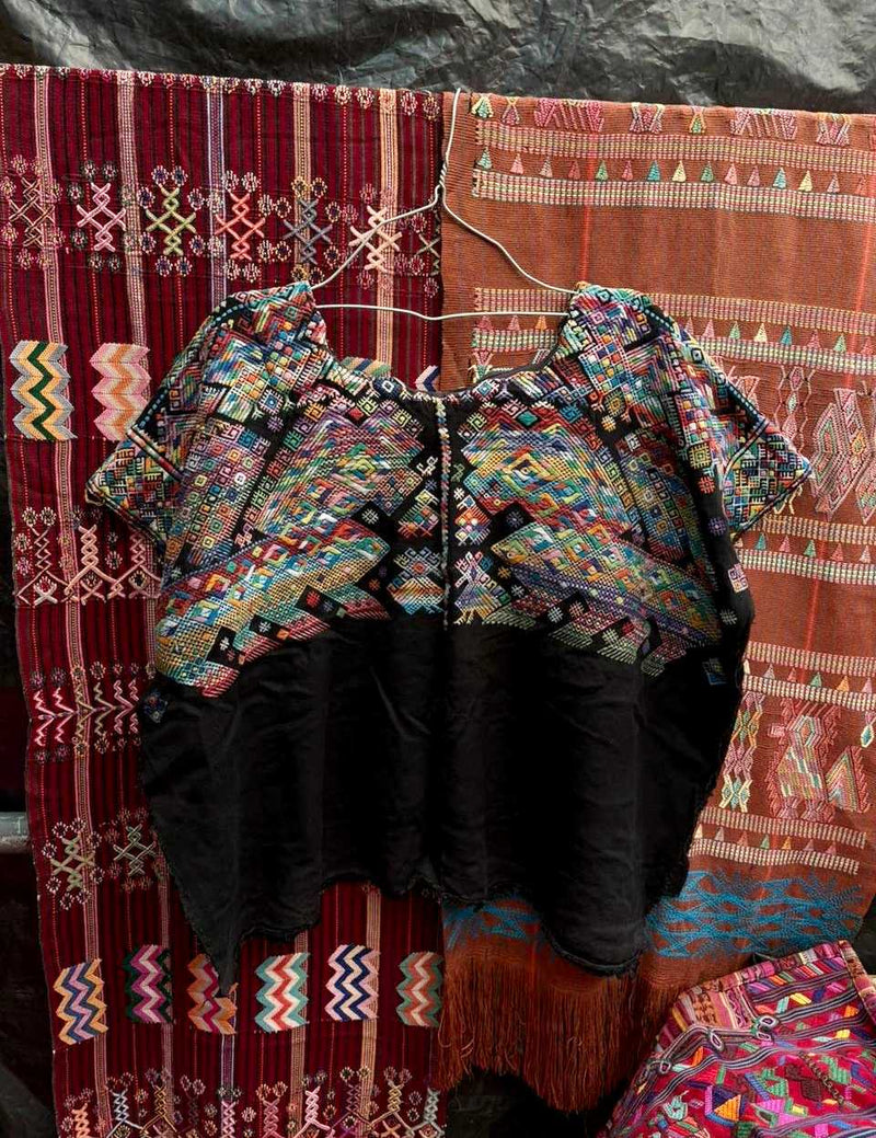 Black Nahuala huipil #5-384