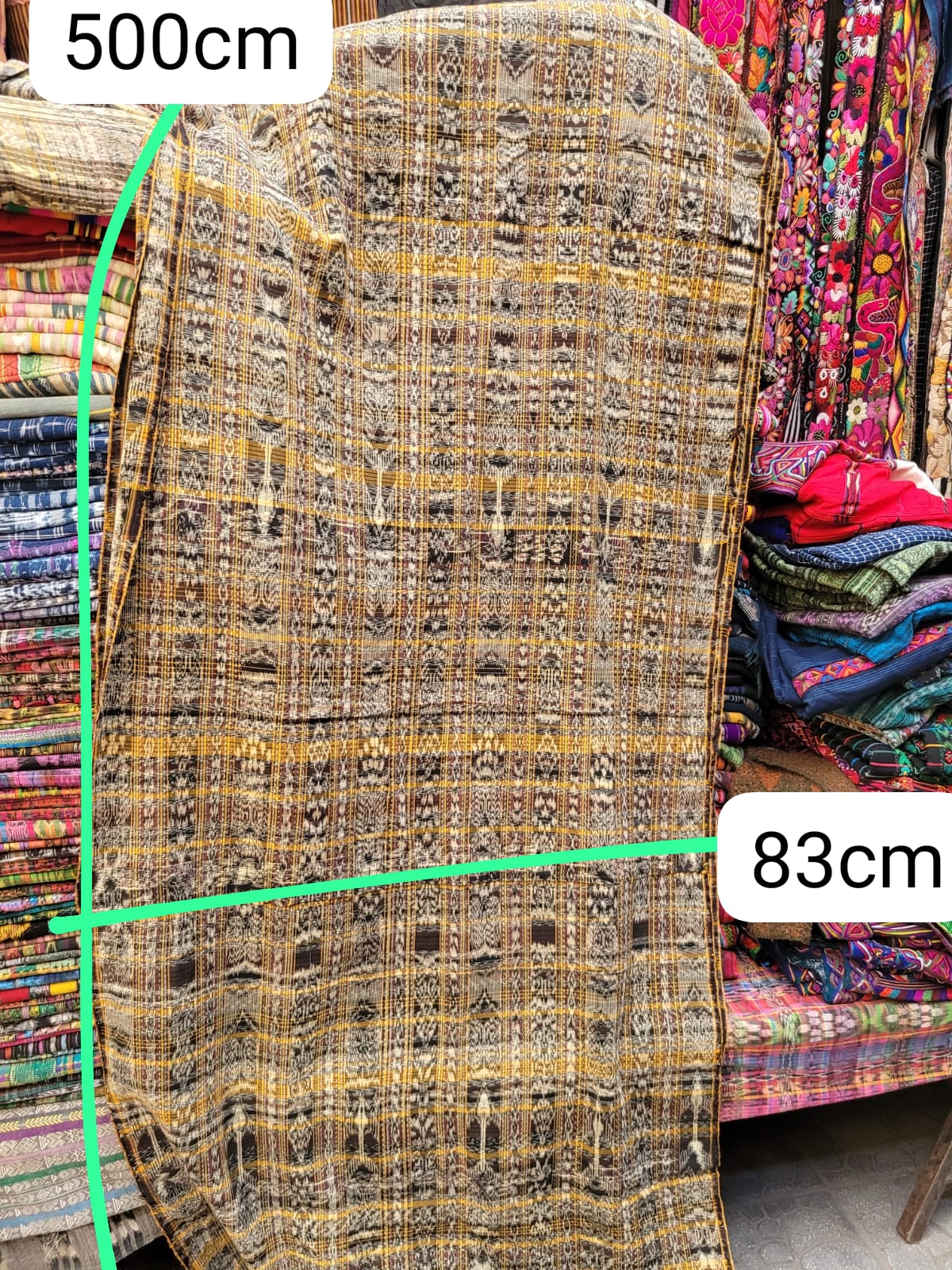 Black and gold ikat corte (reserved for April)