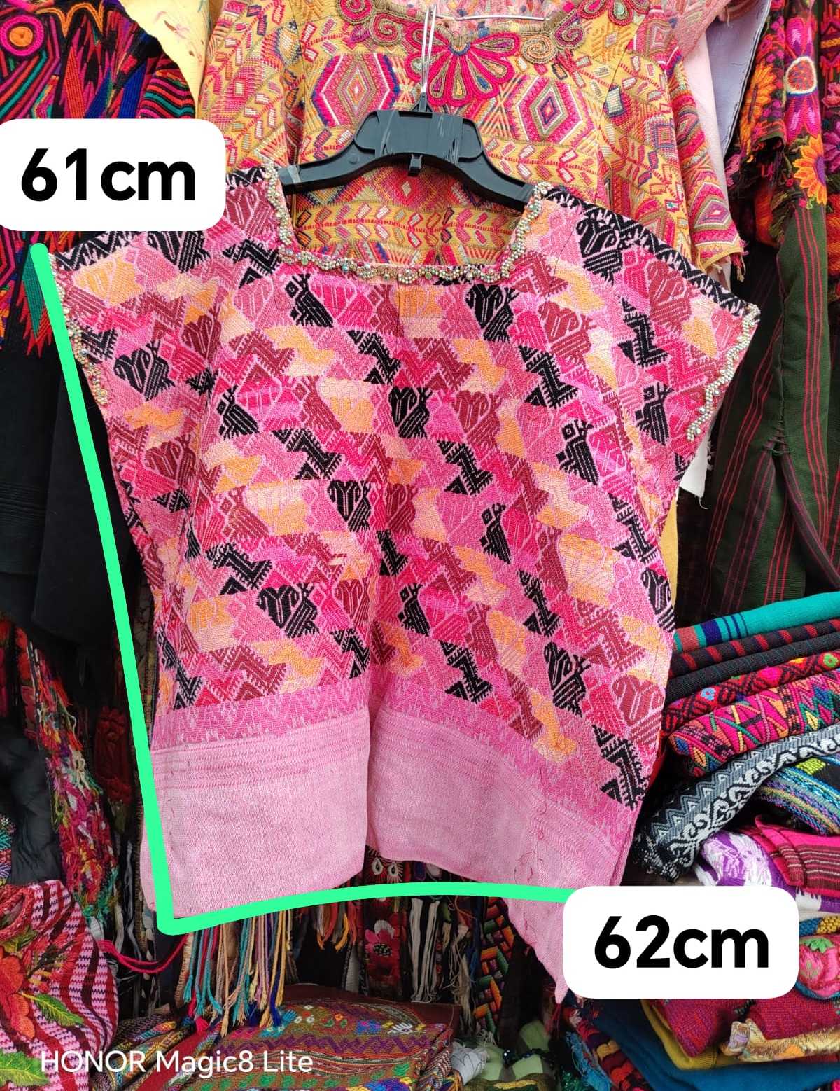 PInk Totonicapan huipil #4-175