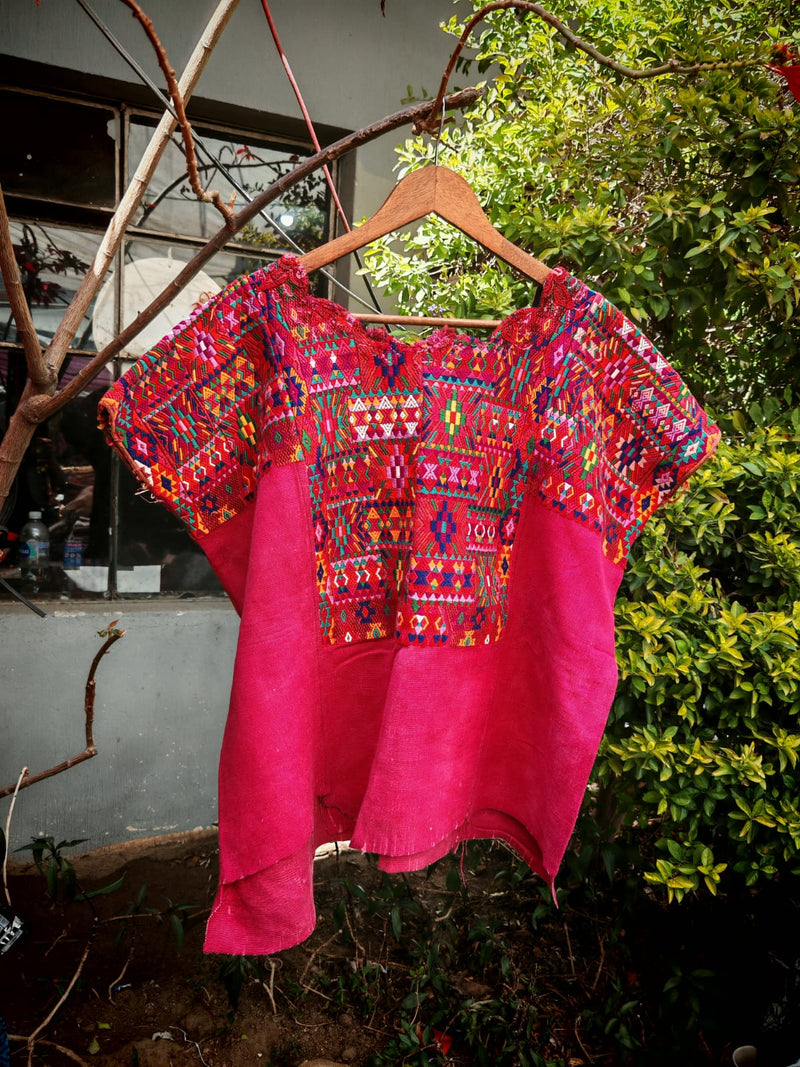 Hot pink Chichi huipil (reserved for Jean)