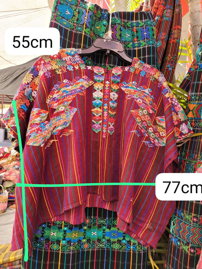 Red Nahuala huipil for Carolyn