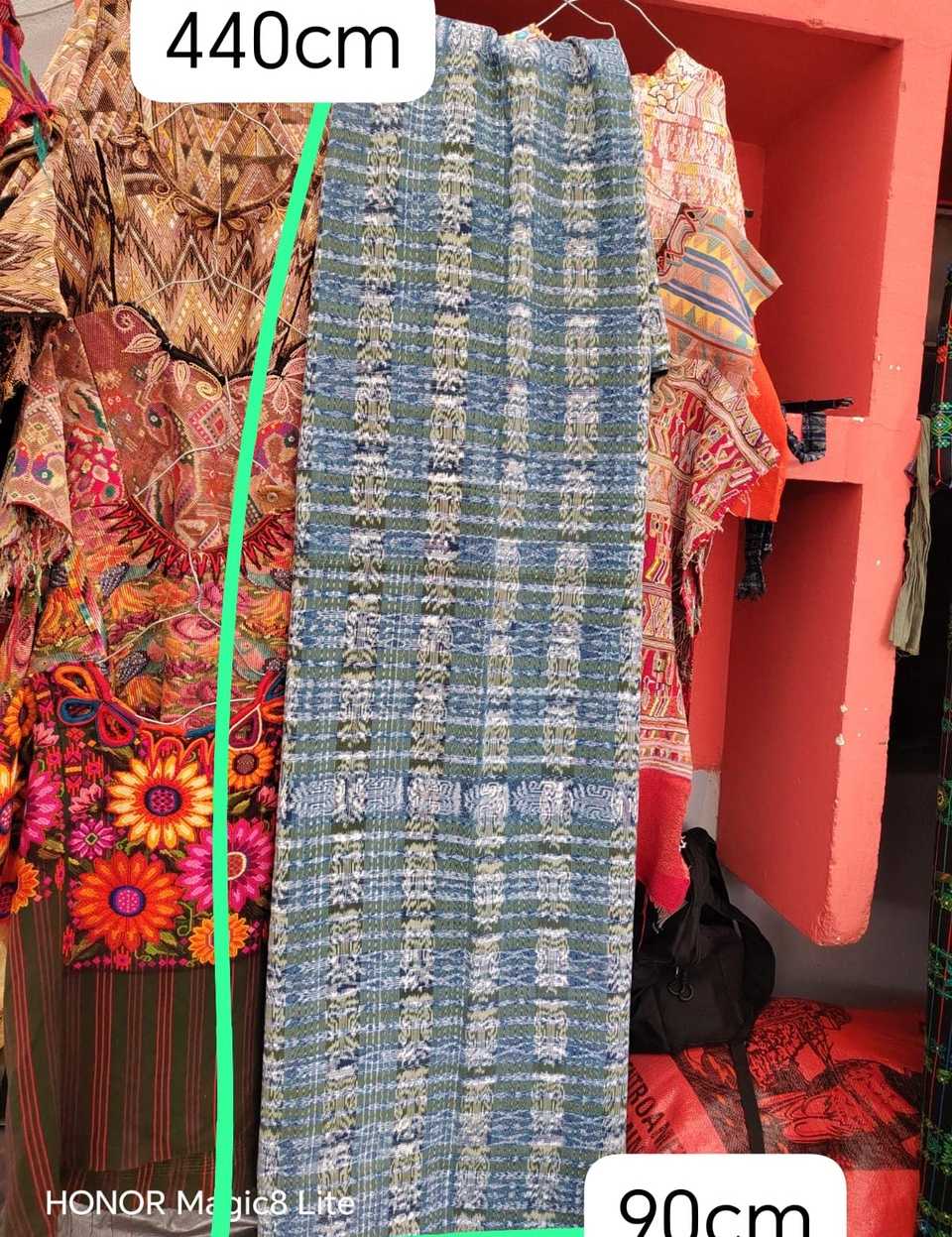 Indigo and olive green Santiago corte #5-188