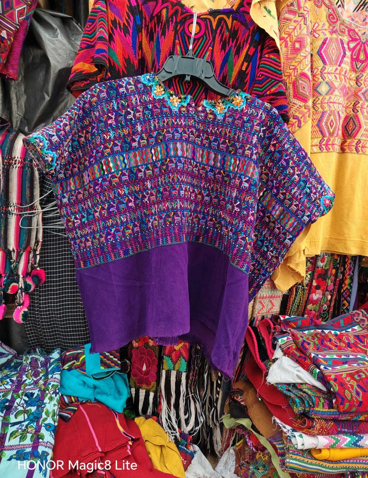 Purple San Lucas huipil #4-168