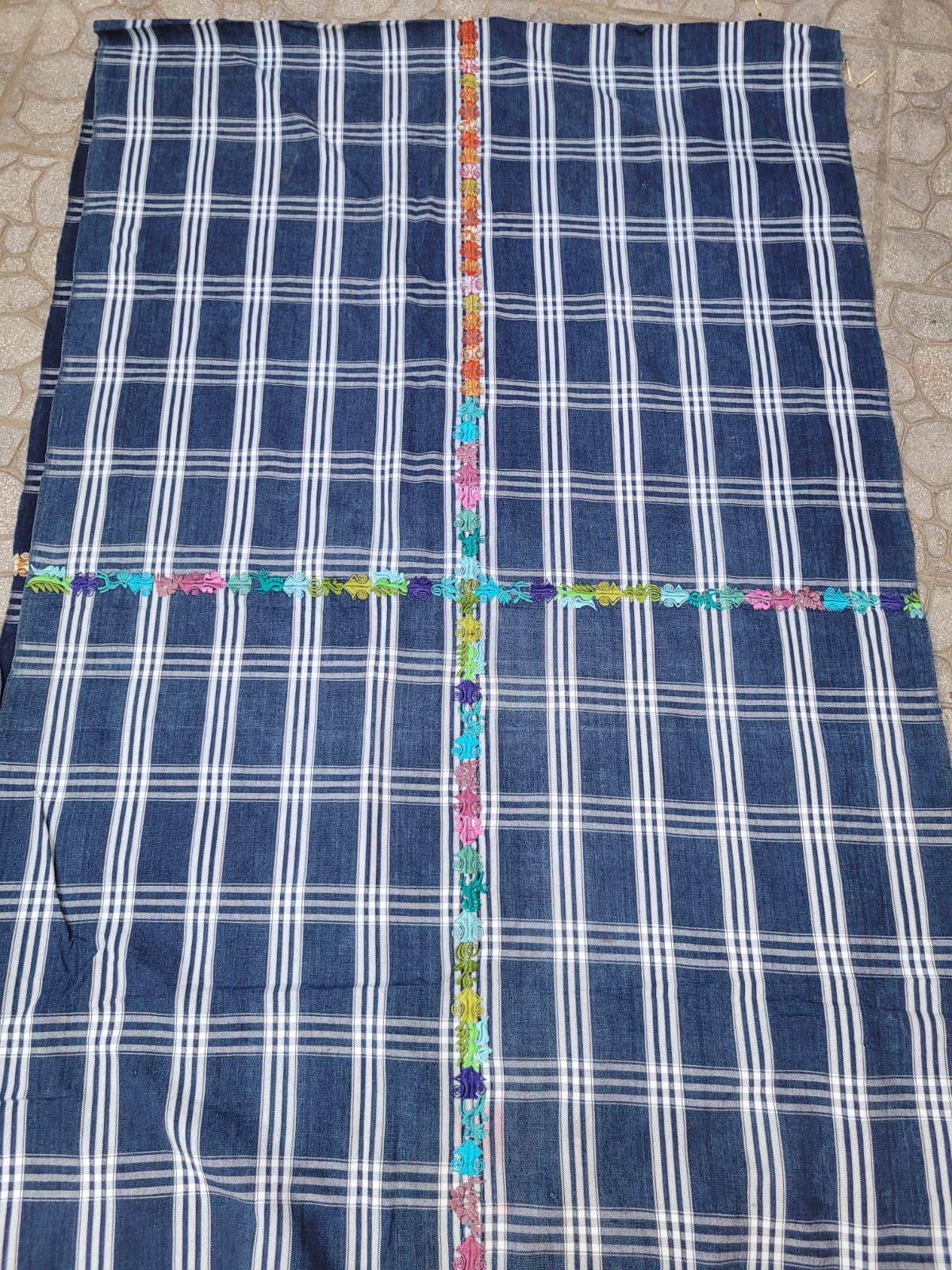 11 blue plaid cortes for Andrea