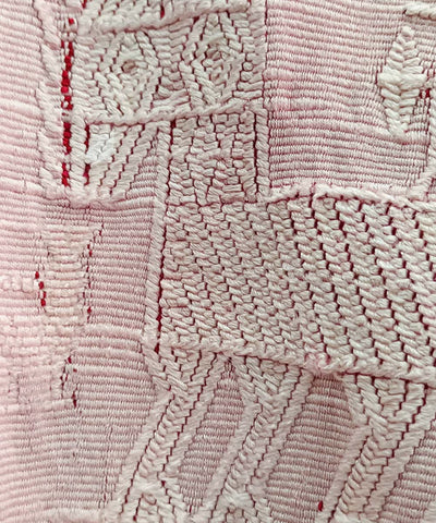 Vintage Guatemalan huipil with handwoven Mayan embroidery