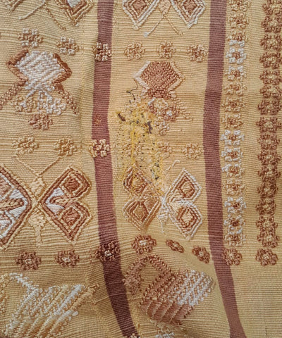 Embroidered Vintage Guatemalan huipil textile