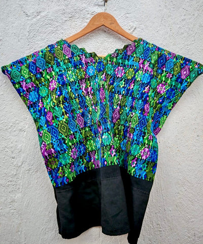 Embroidered Vintage Guatemalan huipil textile