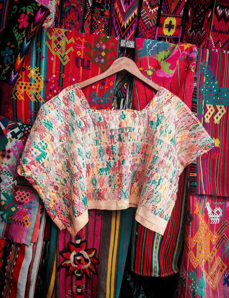 Colourful Coban Huipil #6-321