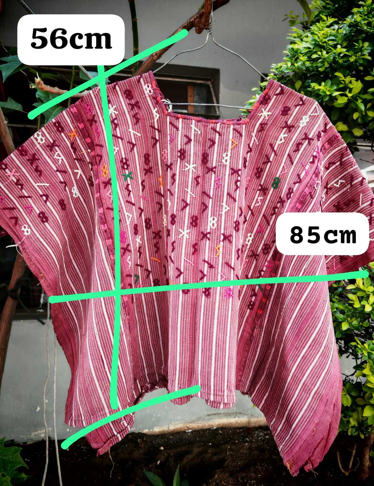 (Reserved for Myriam) Berry Colotenango Huipil #6-252