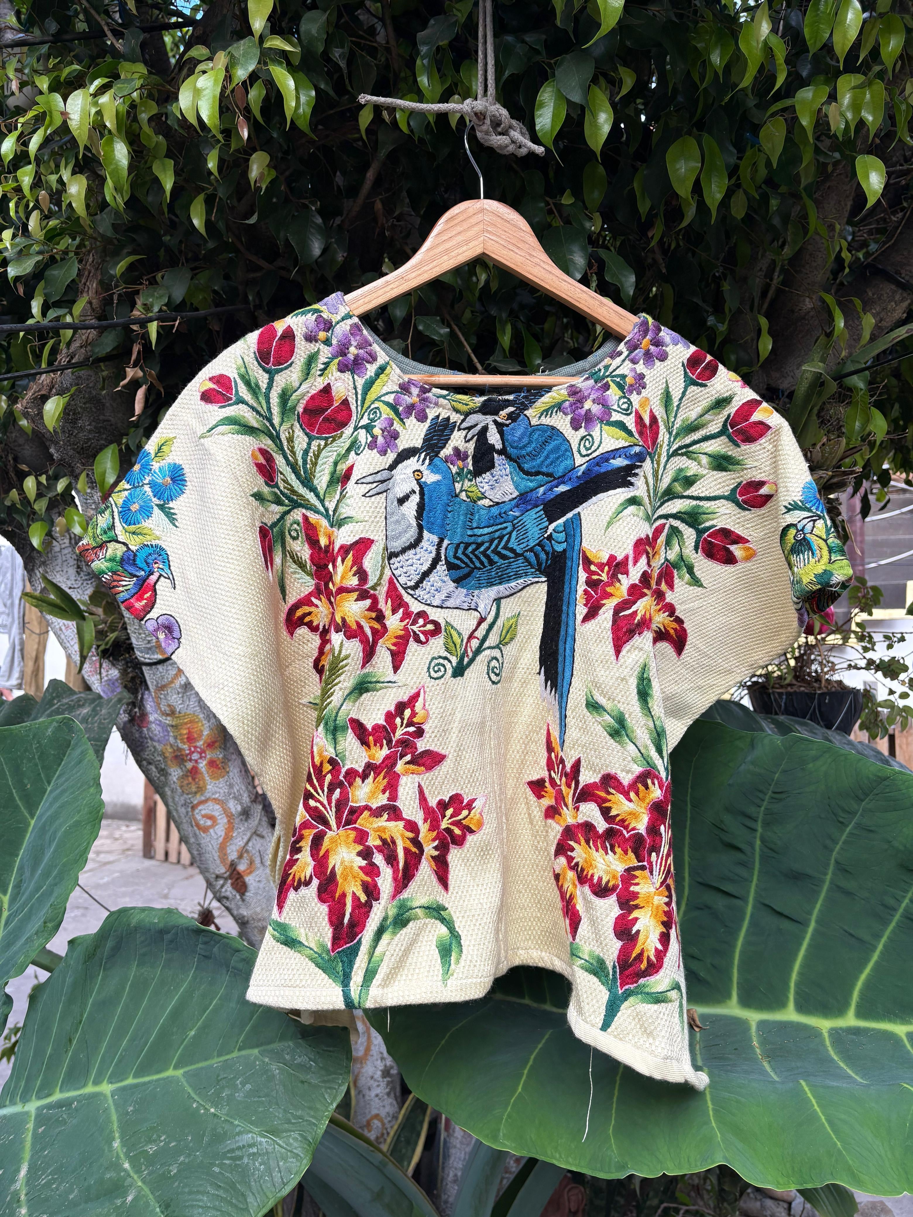 Bluebird huipil (Reserved for Jennifer)