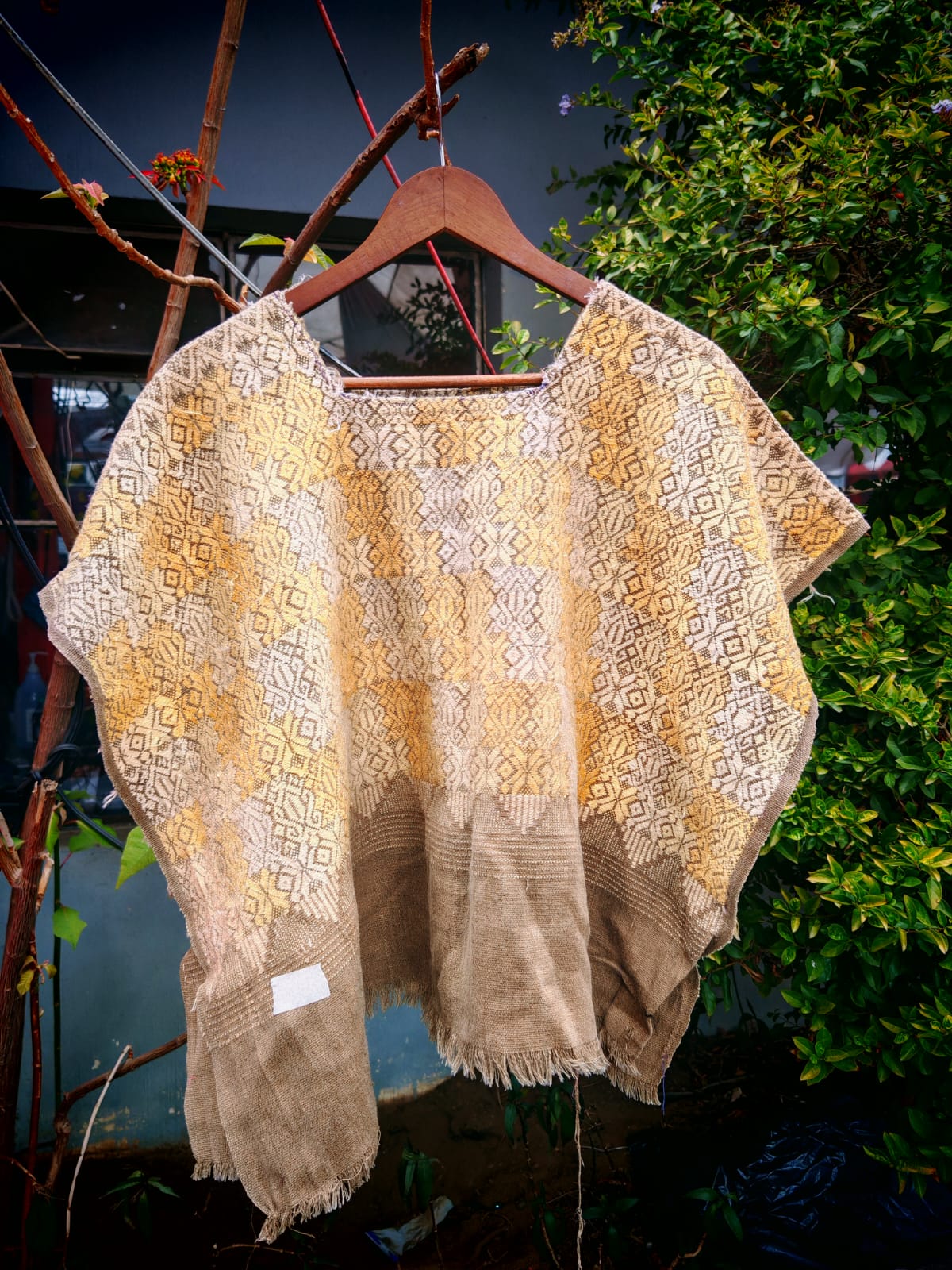 Yellow and brown huipil (Reserved for April)