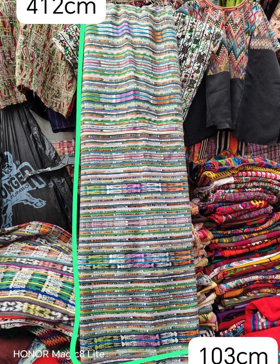 Green and pink Patzun corte #4-298