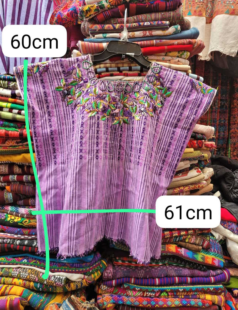 Lilac Santiago huipil #3-31