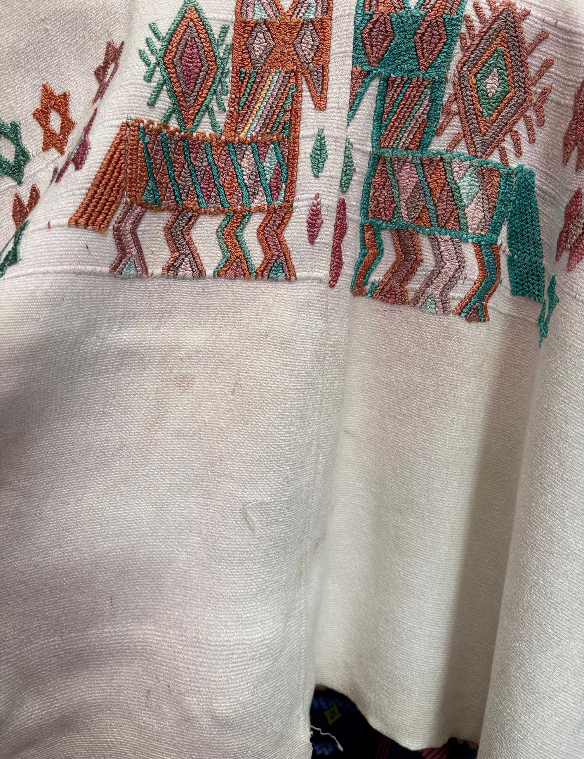 White Chajul huipil #4-52