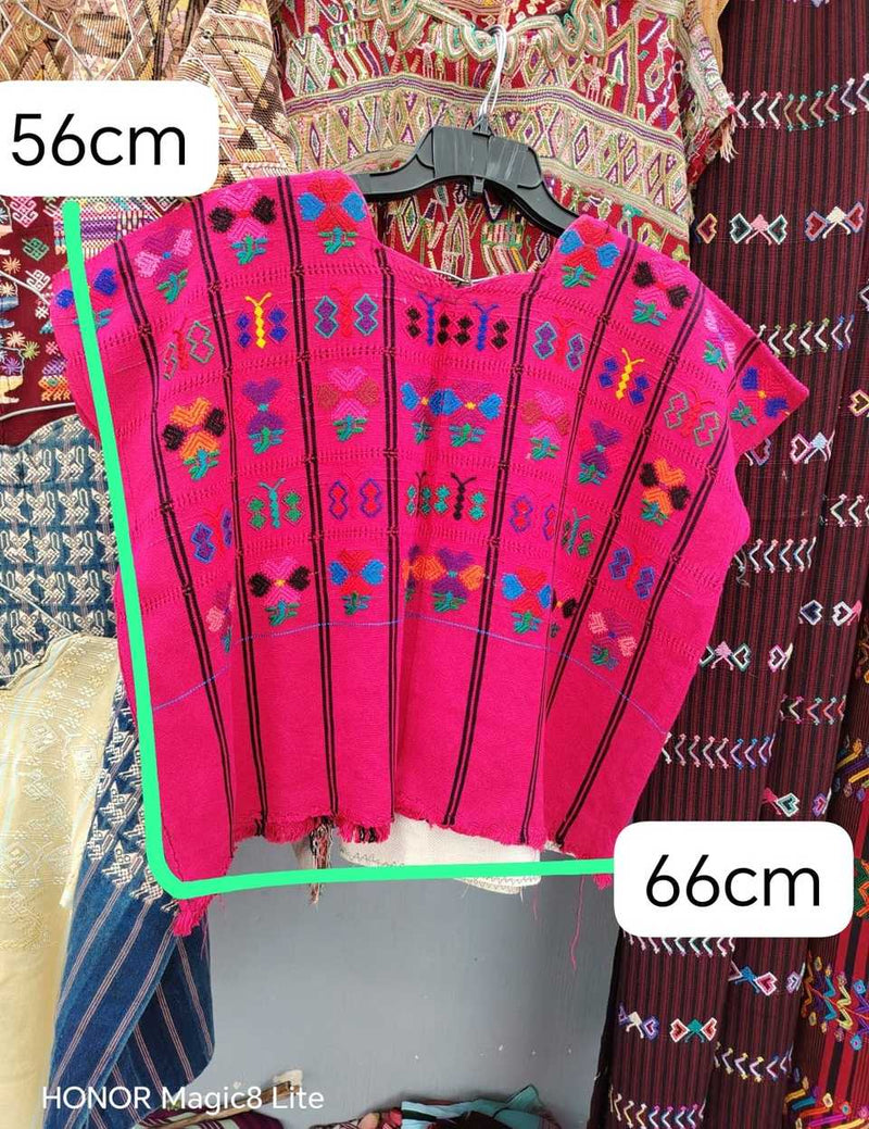 Hot pink San Lucas Toliman huipil #5-326