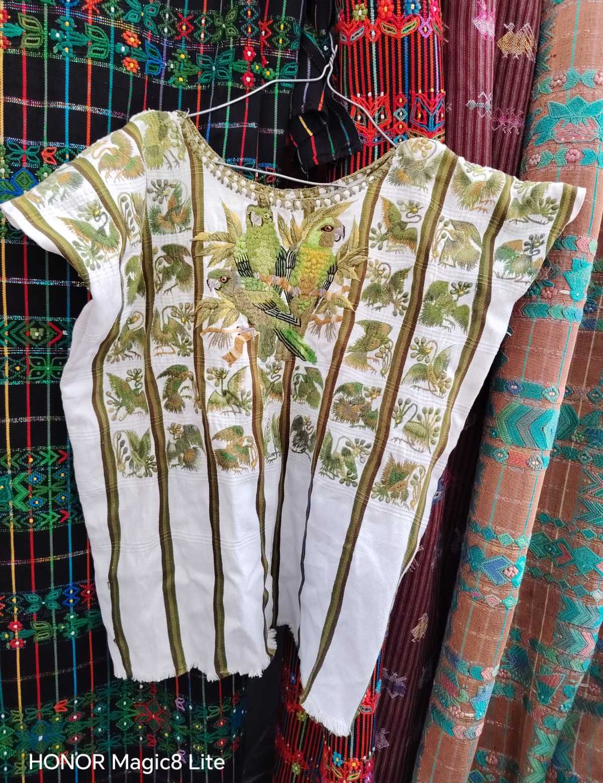 Pale green Santiago huipil #6-39