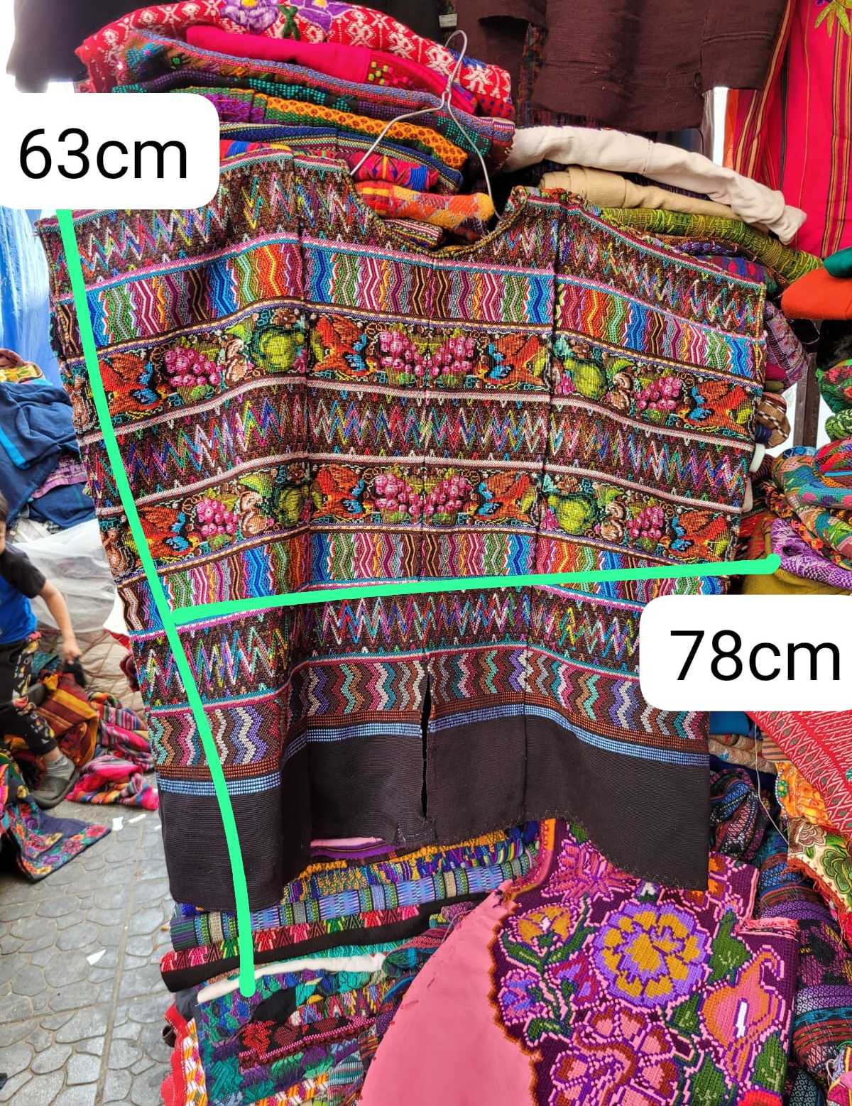 Dark fruity Comalapa huipil #3-19