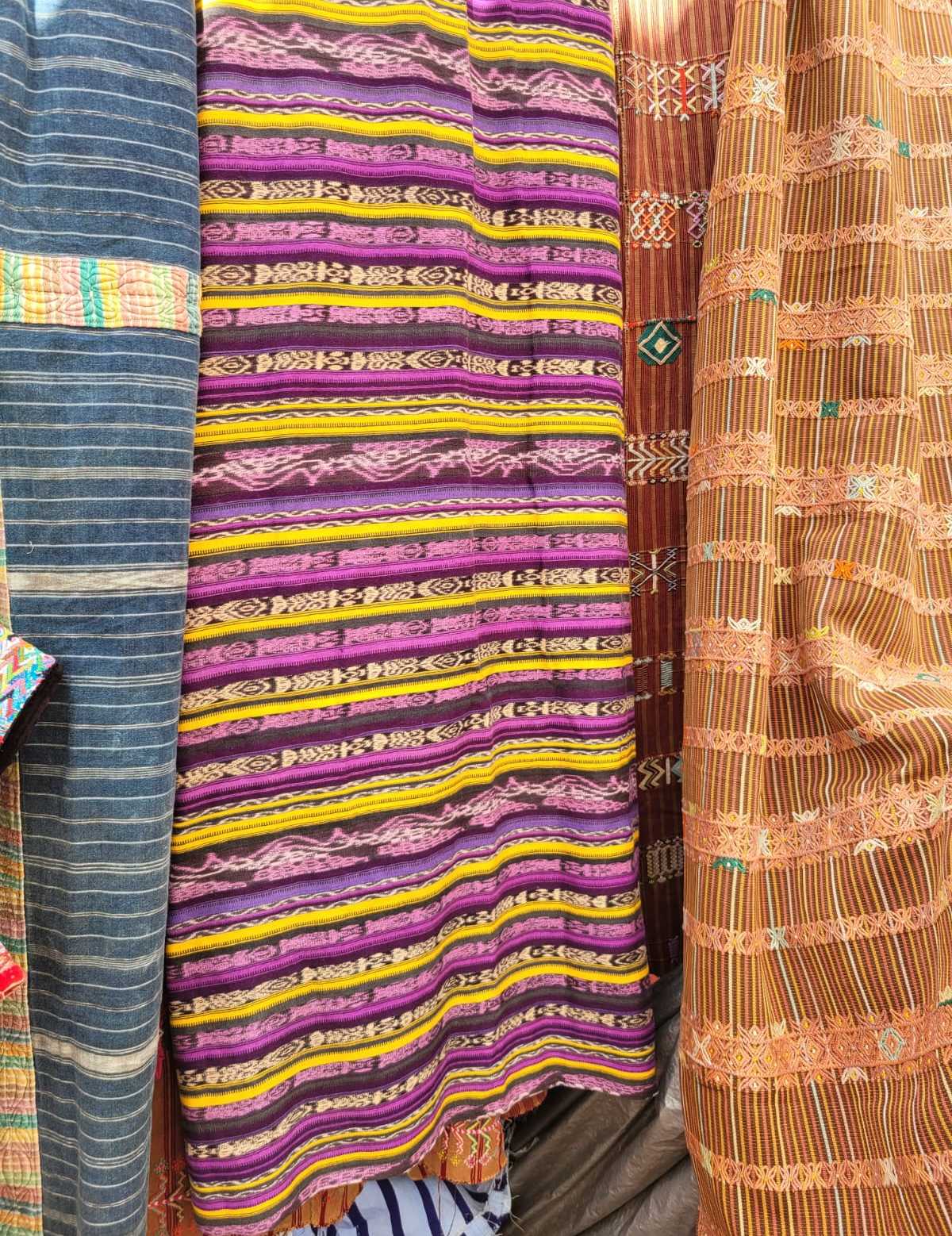 3 different berry coloured handwoven cortes #2-103