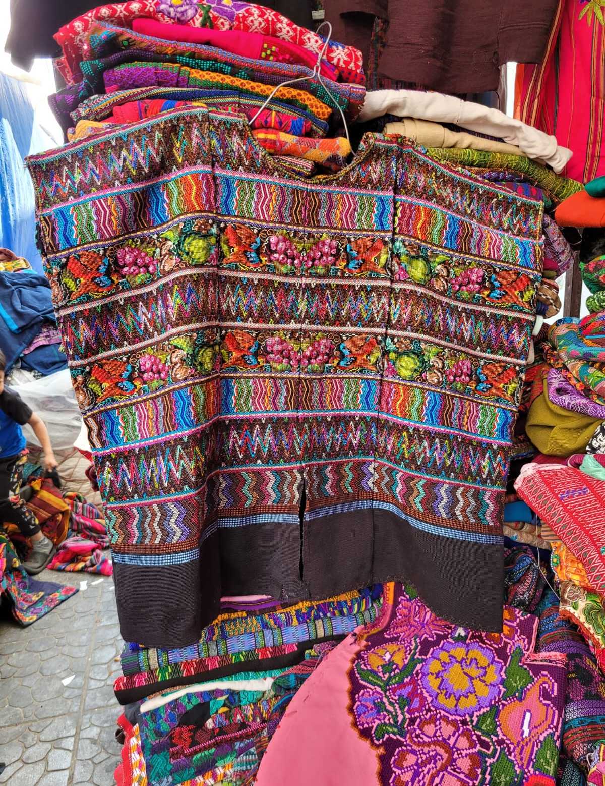 Dark fruity Comalapa huipil #3-19