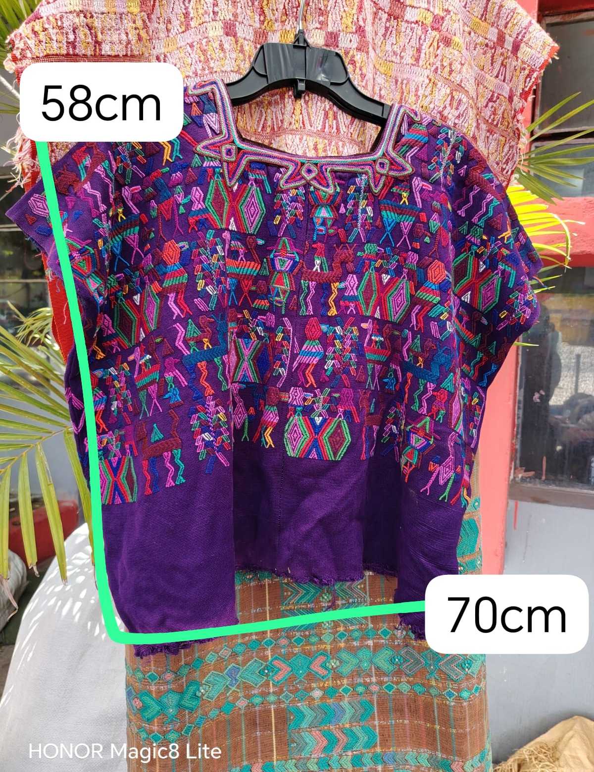 Royal purple Nebaj huipil #5-208