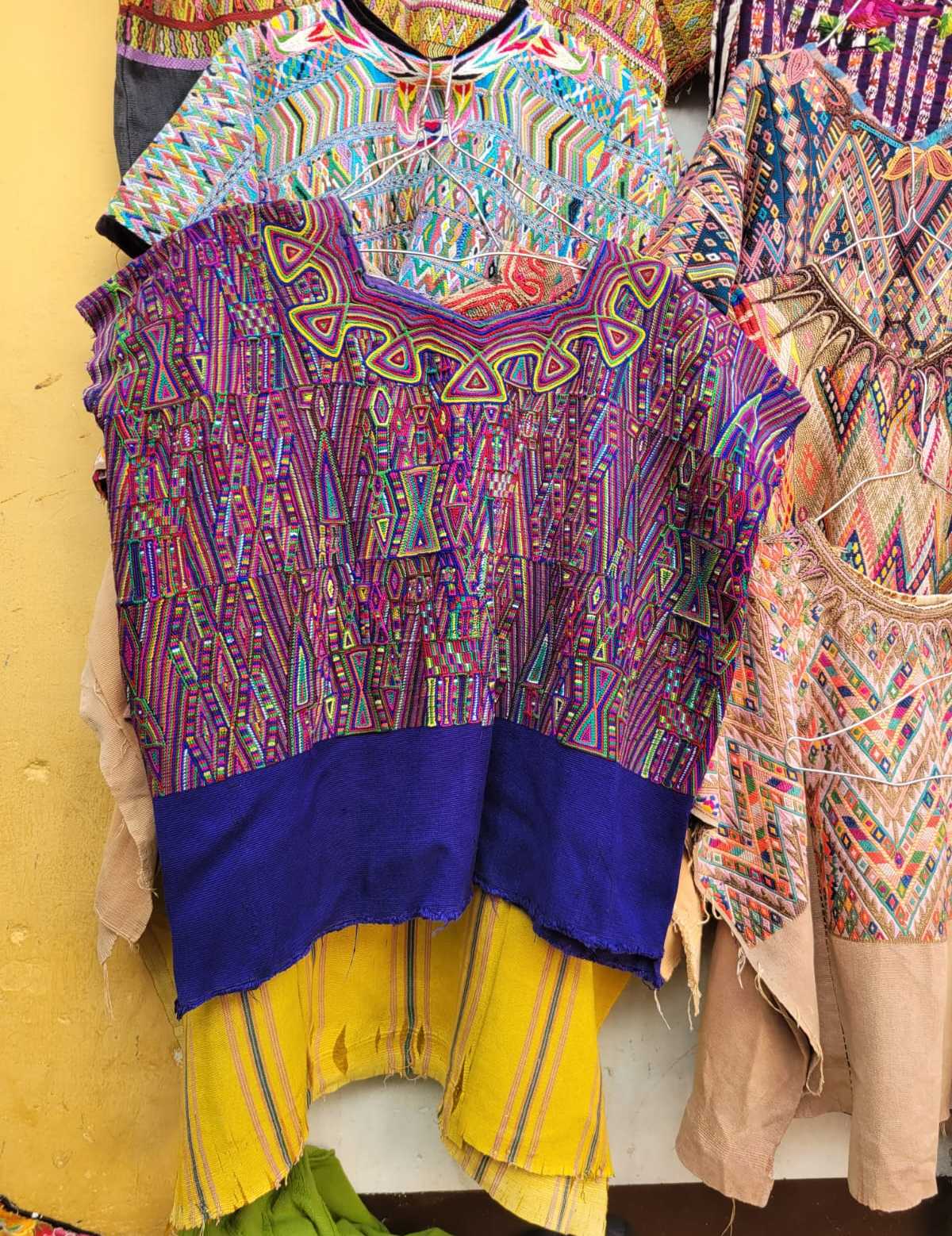 Electric blue Nebaj huipil #2-125