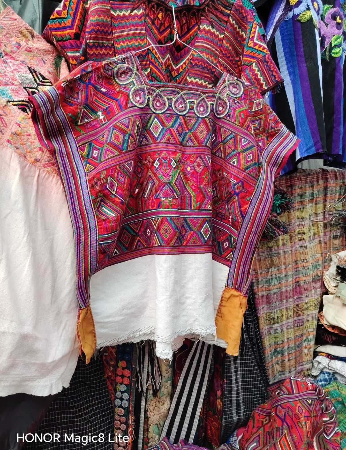 Traditional red Nebaj huipil #4-61