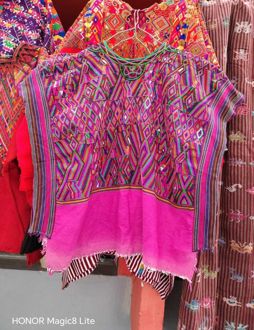 Hot pink Nebaj huipil #6-3