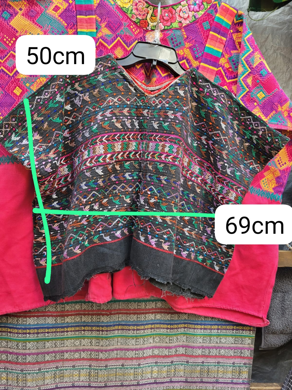 Black San Lucas huipil for April