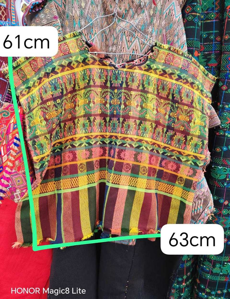 Warm toned Comalapa huipil #5-409