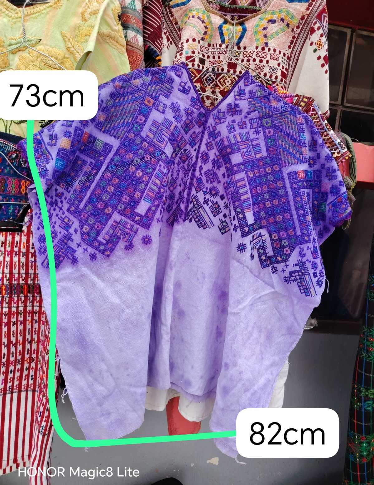 Purple Nahuala huipil #6-67