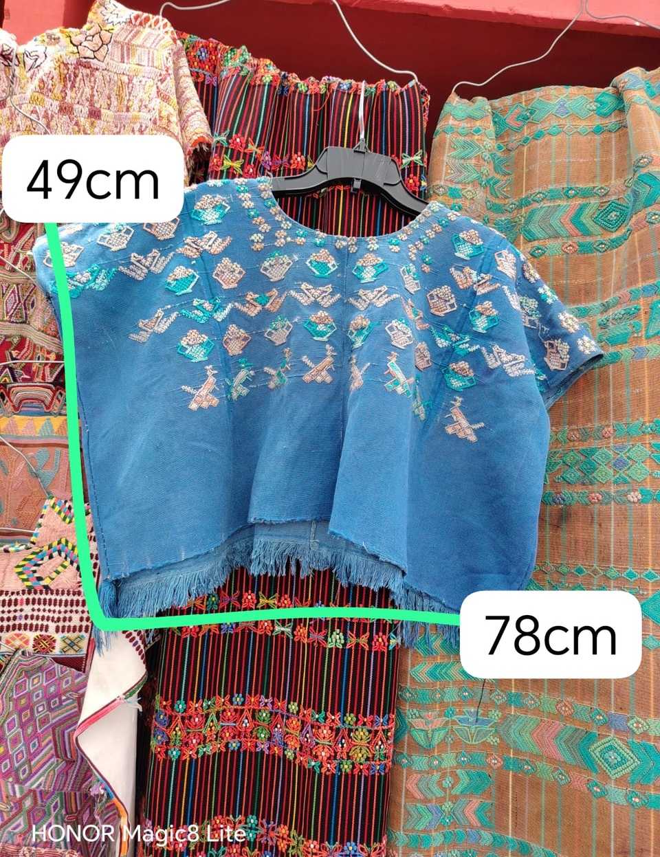 Blue San Lucas Toliman huipil #5-128