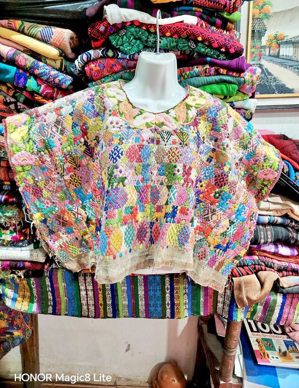 Colourful Coban Huipil #6-370