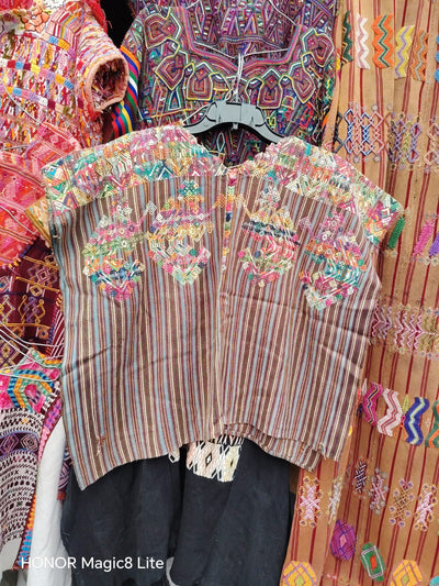 Striped Nahuala huipil (Reserved for Kimberly)