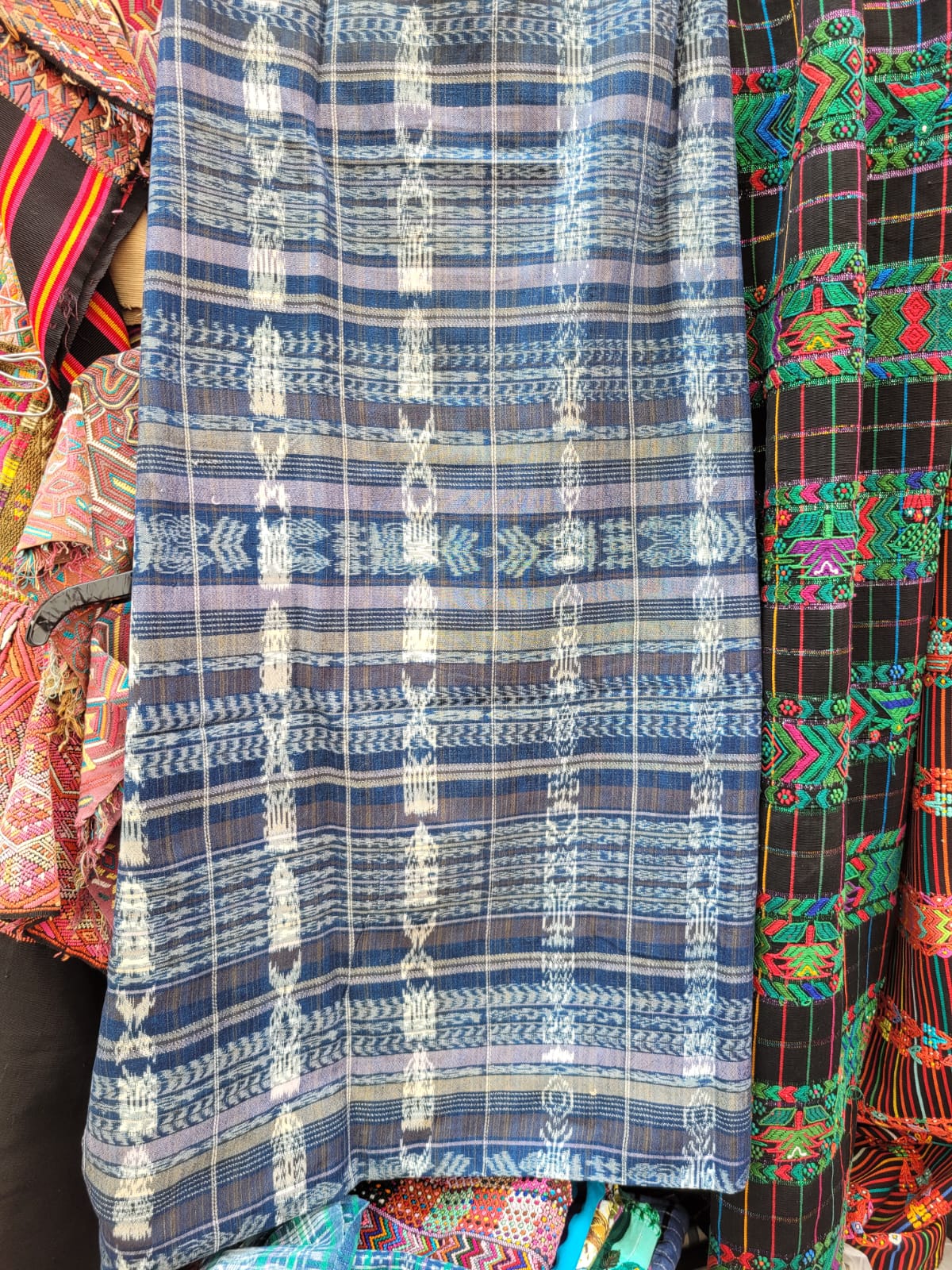 Indigo ikat for Sarah