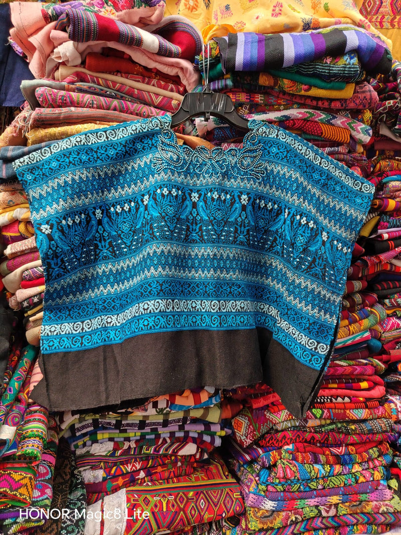 Blue Comalapa huipil (Reserved for Anne)