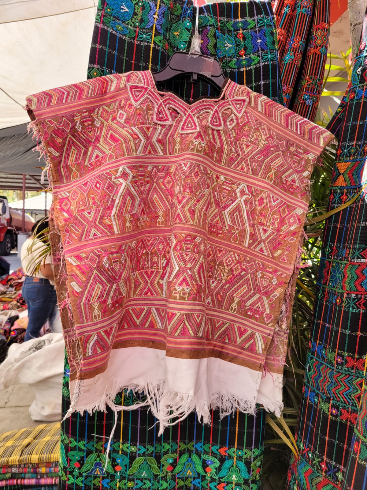 Coral Nebaj huipil for April